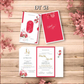 Mẫu thiệp cưới sang trọng – in thiệp cưới giá rẻ Hải Phòng