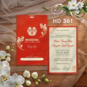 In thiệp cưới Hải Phòng giá rẻ, thiết kế theo xu hướng mới