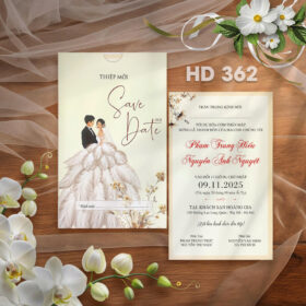 In thiệp cưới Hải Phòng với nhiều mẫu đẹp, giá ưu đãi