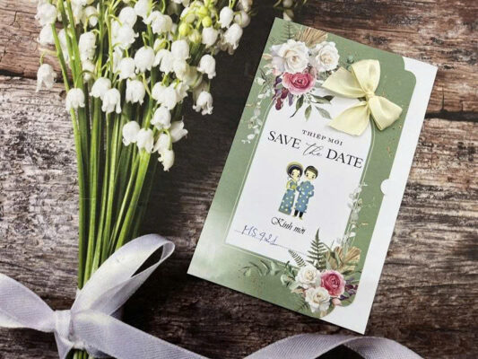 In thiệp cưới Hải Phòng đẹp, sang trọng và tiết kiệm